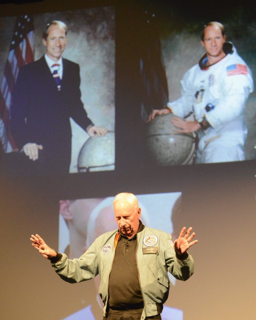 Dark Sky Wales - Interview Al Worden Apollo Astronaut